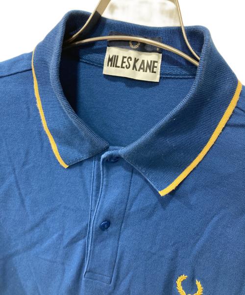 FRED PERRY（フレッドペリー）FRED PERRY (フレッドペリー) miles kane (マイルズ・ケイン) ポロシャツ ブルー サイズ:Sの古着・服飾アイテム