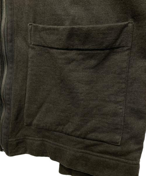 MHL（エムエイチエル）MHL (エムエイチエル) ドライコットンリネン ループバック カーディガン カーキ サイズ:Ｍの古着・服飾アイテム