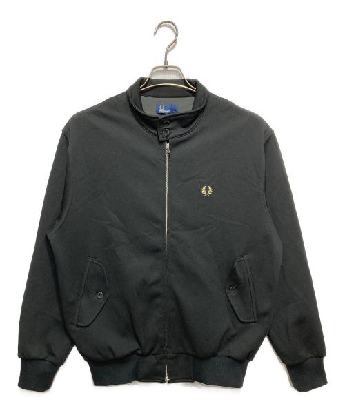FRED PERRY（フレッドペリー）FRED PERRY (フレッドペリー) Jersey Harrington Jacket/(ジャージー ハリントン ジャケット ブラック サイズ:Sの古着・服飾アイテム