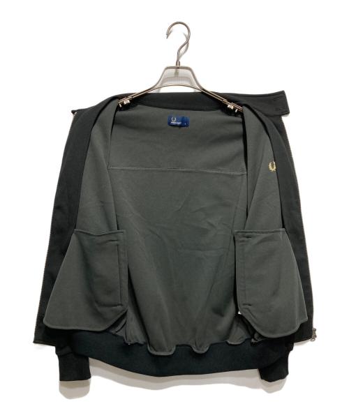 FRED PERRY（フレッドペリー）FRED PERRY (フレッドペリー) Jersey Harrington Jacket/(ジャージー ハリントン ジャケット ブラック サイズ:Sの古着・服飾アイテム