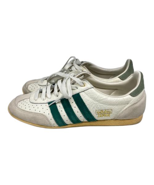 adidas（アディダス）adidas (アディダス) JAPAN W ローカットスニーカー アイボリー×グリーン サイズ:27.5cmの古着・服飾アイテム