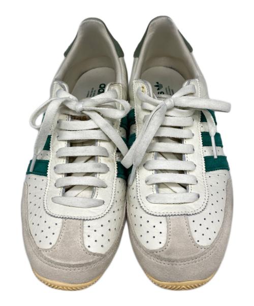 adidas（アディダス）adidas (アディダス) JAPAN W ローカットスニーカー アイボリー×グリーン サイズ:27.5cmの古着・服飾アイテム