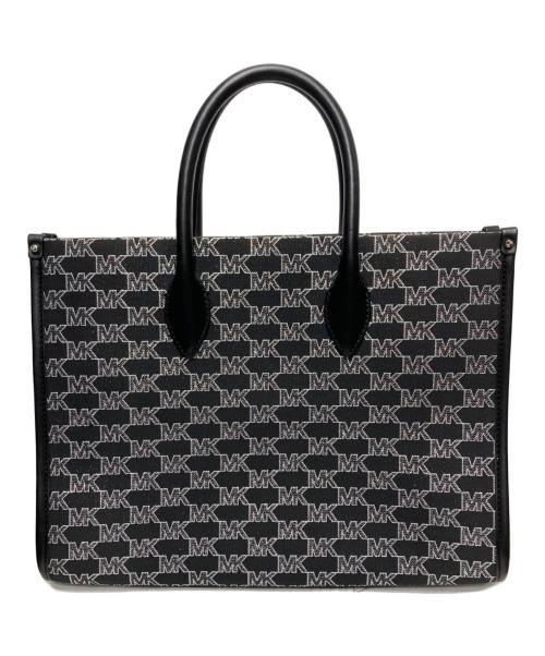 MICHAEL KORS（マイケル・コース）MICHAEL KORS (マイケル・コース) 総柄トートバッグ ブラックの古着・服飾アイテム