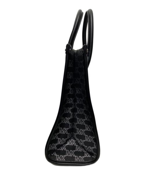 MICHAEL KORS（マイケル・コース）MICHAEL KORS (マイケル・コース) 総柄トートバッグ ブラックの古着・服飾アイテム