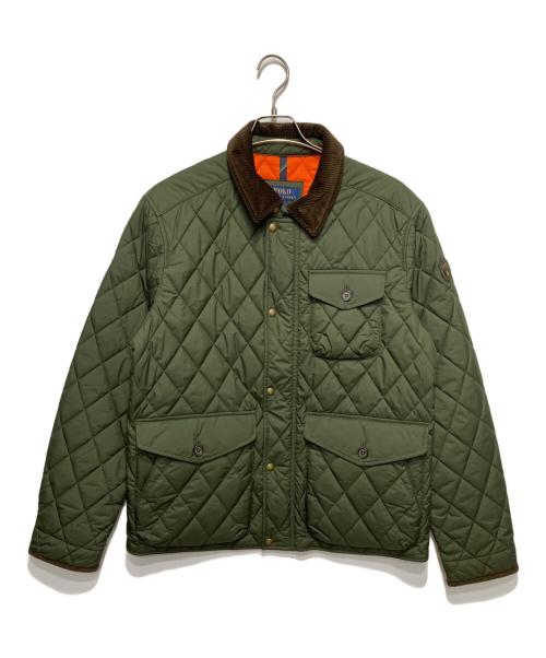 POLO RALPH LAUREN（ポロ・ラルフローレン）POLO RALPH LAUREN (ポロ・ラルフローレン) M CLASSICS 2/キルティングジャケット カーキ サイズ:Lの古着・服飾アイテム