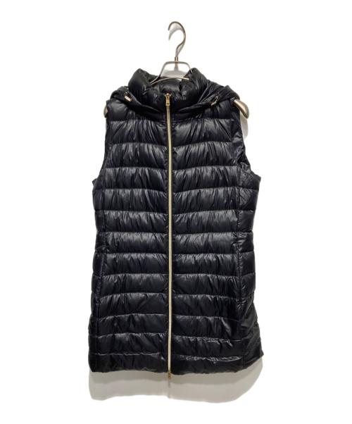HERNO（ヘルノ）HERNO (ヘルノ) ダウンロングベスト/PRODUZ LAVJAP ブラック サイズ:46の古着・服飾アイテム