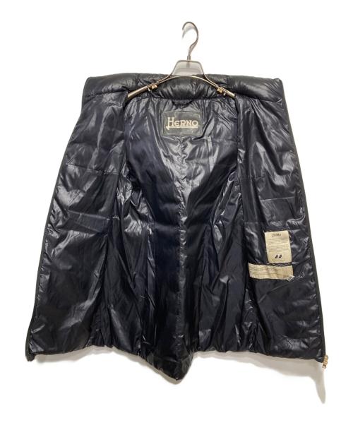 HERNO（ヘルノ）HERNO (ヘルノ) ダウンロングベスト/PRODUZ LAVJAP ブラック サイズ:46の古着・服飾アイテム