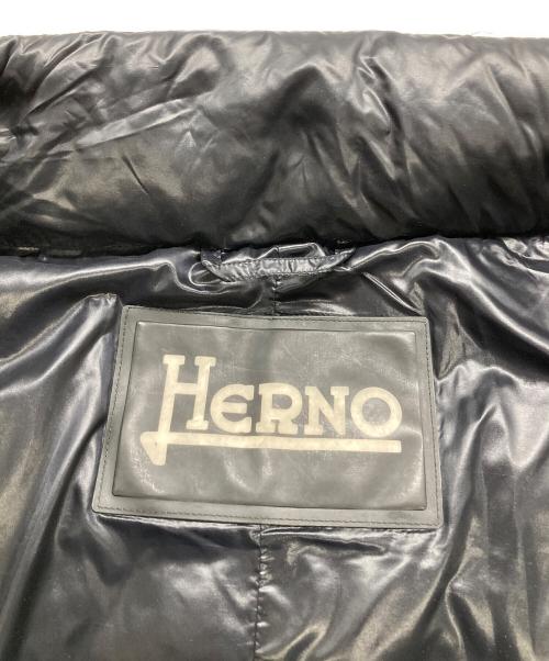 HERNO（ヘルノ）HERNO (ヘルノ) ダウンロングベスト/PRODUZ LAVJAP ブラック サイズ:46の古着・服飾アイテム