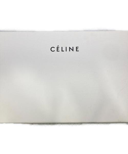 CELINE（セリーヌ）CELINE (セリーヌ) Vカット ポインテッドトゥ レザー エスパドリーユ スリッポン ブラック サイズ:37の古着・服飾アイテム