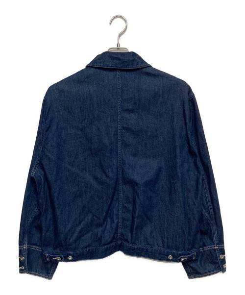 BLURHMS（ブラームス）BLURHMS (ブラームス) Light oz Denim ZIP Work Jacket/ライトオンスデニムジップワークジャケット インディゴ サイズ:2の古着・服飾アイテム