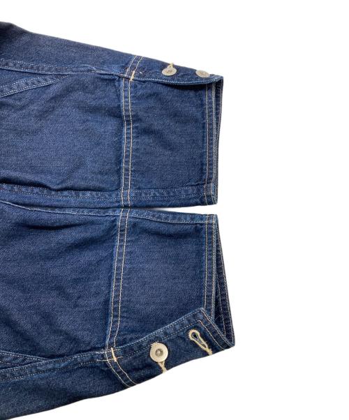 BLURHMS（ブラームス）BLURHMS (ブラームス) Light oz Denim ZIP Work Jacket/ライトオンスデニムジップワークジャケット インディゴ サイズ:2の古着・服飾アイテム
