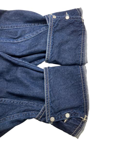 BLURHMS（ブラームス）BLURHMS (ブラームス) Light oz Denim ZIP Work Jacket/ライトオンスデニムジップワークジャケット インディゴ サイズ:2の古着・服飾アイテム