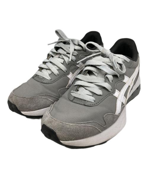 asics（アシックス）asics (アシックス) ローカットスニーカー グレー サイズ:25cmの古着・服飾アイテム