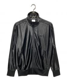 adidas（アディダス）の古着「ファイヤーバード メタリックトラックトップ」｜ブラック