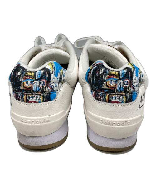 via SANGACIO（ヴィア・サンガチオ）via SANGACIO (ヴィア・サンガチオ) BASQUIAT (バスキア) にゅ～ずバスキア ホワイト サイズ:26.5㎝の古着・服飾アイテム