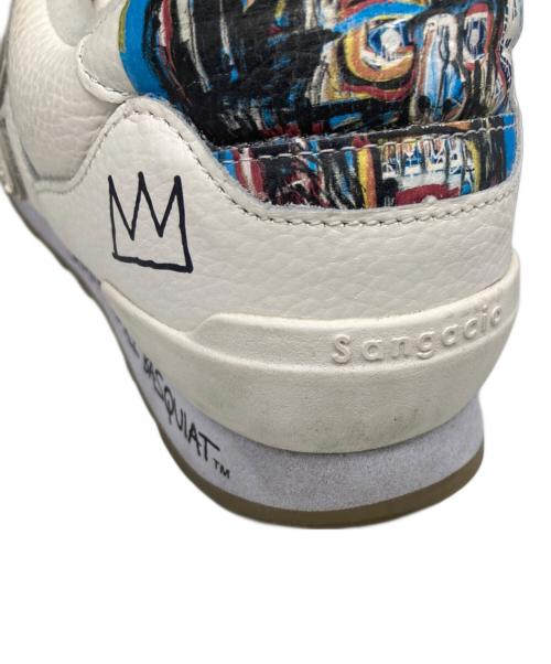 via SANGACIO（ヴィア・サンガチオ）via SANGACIO (ヴィア・サンガチオ) BASQUIAT (バスキア) にゅ～ずバスキア ホワイト サイズ:26.5㎝の古着・服飾アイテム