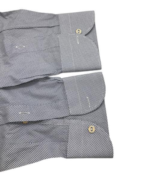 DOLCE & GABBANA（ドルチェ＆ガッバーナ）DOLCE & GABBANA (ドルチェ＆ガッバーナ) 長袖シャツ ホワイト×ネイビー サイズ:15/38の古着・服飾アイテム