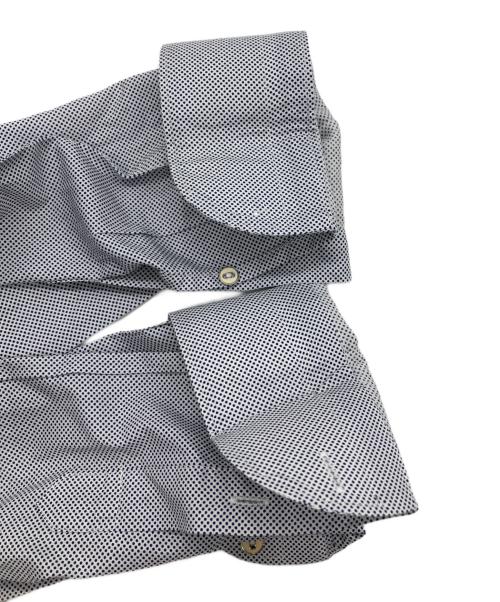 DOLCE & GABBANA（ドルチェ＆ガッバーナ）DOLCE & GABBANA (ドルチェ＆ガッバーナ) 長袖シャツ ホワイト×ネイビー サイズ:15/38の古着・服飾アイテム