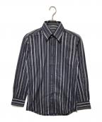 DOLCE & GABBANAドルチェ＆ガッバーナ）の古着「ストライプシャツ」｜グレー
