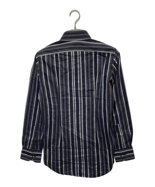 DOLCE & GABBANA（ドルチェ＆ガッバーナ）DOLCE & GABBANA (ドルチェ＆ガッバーナ) ストライプシャツ グレー サイズ:15/38の古着・服飾アイテム