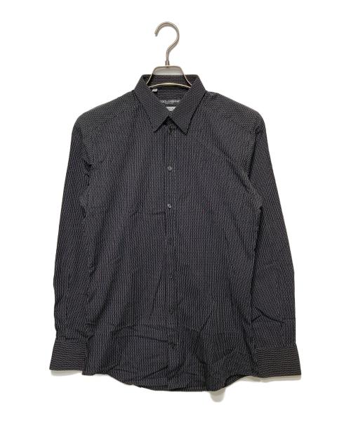 DOLCE & GABBANA（ドルチェ＆ガッバーナ）DOLCE & GABBANA (ドルチェ＆ガッバーナ) 長袖シャツ ブラック サイズ:15/38の古着・服飾アイテム