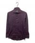 DOLCE & GABBANA（ドルチェ＆ガッバーナ）の古着「ドレスシャツ」｜パープル×ブラック