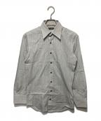 DOLCE & GABBANAドルチェ＆ガッバーナ）の古着「ストライプシャツ」｜ライトグレー