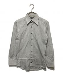 DOLCE & GABBANA（ドルチェ＆ガッバーナ）の古着「ストライプシャツ」｜ライトグレー