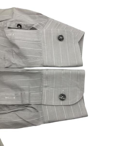 DOLCE & GABBANA（ドルチェ＆ガッバーナ）DOLCE & GABBANA (ドルチェ＆ガッバーナ) ストライプシャツ ライトグレー サイズ:15/38の古着・服飾アイテム