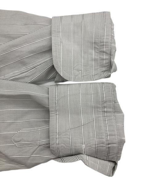 DOLCE & GABBANA（ドルチェ＆ガッバーナ）DOLCE & GABBANA (ドルチェ＆ガッバーナ) ストライプシャツ ライトグレー サイズ:15/38の古着・服飾アイテム