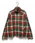 RALPH LAUREN（ラルフローレン）の古着「チェック柄ハリントンジャケット」｜レッド×グリーン