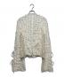 PRANK PROJECT (プランクプロジェクト) Fringe Jacquard Frill Cardigan アイボリー サイズ:FREE 未使用品：11000円