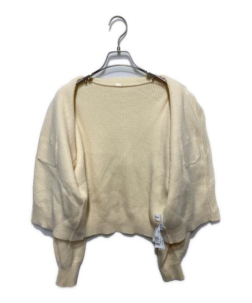 Mila Owen（ミラオーウェン）Mila Owen (ミラオーウェン) 金釦クルーネックニットカーデ アイボリー サイズ:1の古着・服飾アイテム