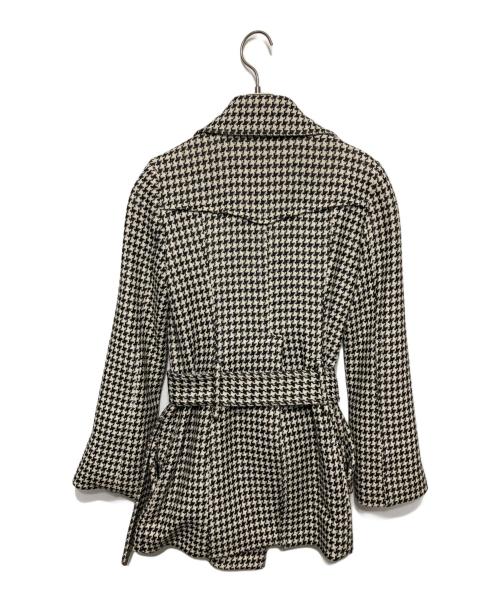 BURBERRY（バーバリー）BURBERRY (バーバリー) ショートコート ホワイト×ブラック サイズ:38の古着・服飾アイテム