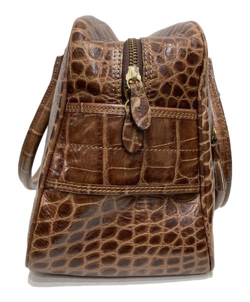 J&M DAVIDSON（ジェイ＆エム デヴィッドソン）J&M DAVIDSON (ジェイ＆エム デヴィッドソン) ボストンバッグ ブラウンの古着・服飾アイテム