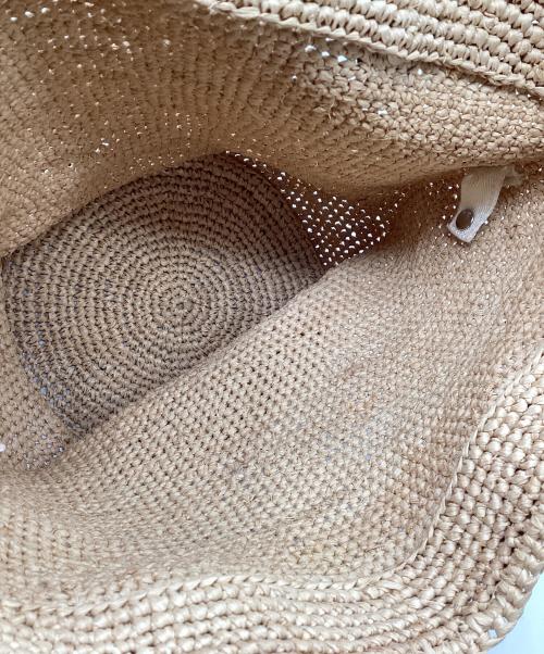 HELEN KAMINSKI（ヘレンカミンスキー）HELEN KAMINSKI (ヘレンカミンスキー) カゴバッグ ベージュの古着・服飾アイテム