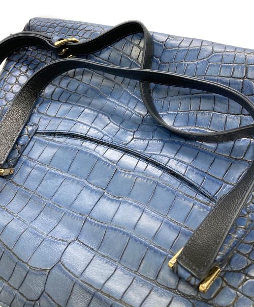 LEATHER JEWELS（レザージュエルズ）LEATHER JEWELS (レザージュエルズ) 2WAYショルダーバッグ ネイビーの古着・服飾アイテム