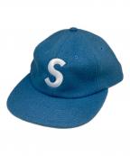 SUPREMEシュプリーム）の古着「S LOGO CAP/キャップ」｜ブルー