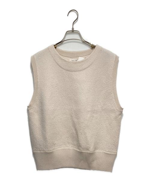 MHL（エムエイチエル）MHL (エムエイチエル) フェルトドライウールベスト ベージュ サイズ:2の古着・服飾アイテム