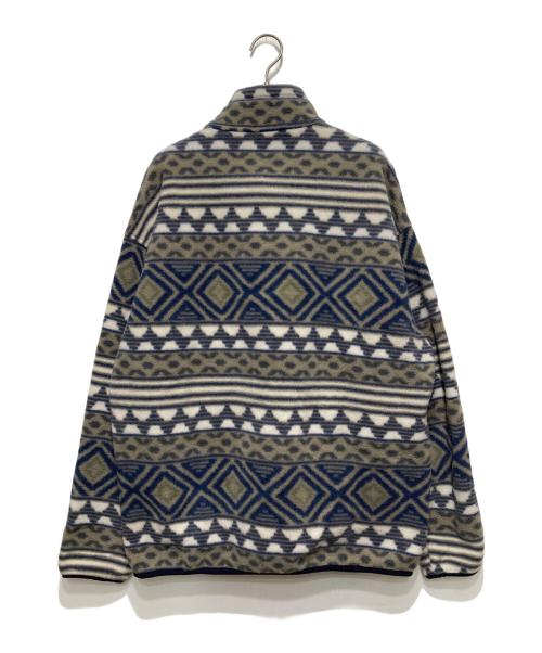 Patagonia（パタゴニア）Patagonia (パタゴニア) サルティーヨ柄シンチラスナップT グレー サイズ:Lの古着・服飾アイテム