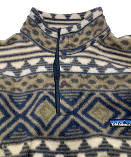 Patagonia（パタゴニア）Patagonia (パタゴニア) サルティーヨ柄シンチラスナップT グレー サイズ:Lの古着・服飾アイテム