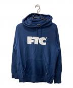 FTCエフティーシー）の古着「ロゴプリントパーカー」｜ネイビー