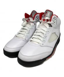 NIKE（ナイキ）の古着「Jordan 5 Retro "Fire Red"」｜ホワイト