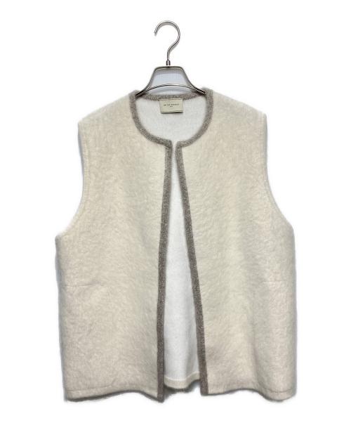 UNITED ARROWS（ユナイテッドアローズ）UNITED ARROWS (ユナイテッドアローズ) フォックス カシミヤ ニットベスト ベージュ サイズ:-の古着・服飾アイテム