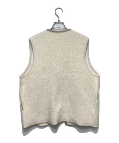 UNITED ARROWS（ユナイテッドアローズ）UNITED ARROWS (ユナイテッドアローズ) フォックス カシミヤ ニットベスト ベージュ サイズ:-の古着・服飾アイテム