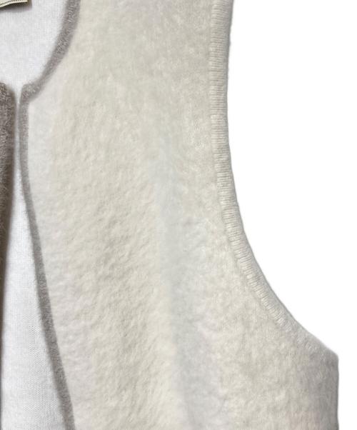 UNITED ARROWS（ユナイテッドアローズ）UNITED ARROWS (ユナイテッドアローズ) フォックス カシミヤ ニットベスト ベージュ サイズ:-の古着・服飾アイテム