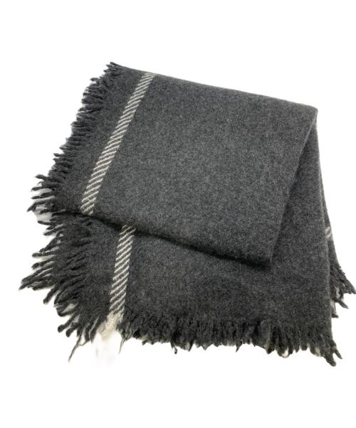 elegancese（エレガンセーゼ）elegancese (エレガンセーゼ) カシミヤストール グレーの古着・服飾アイテム