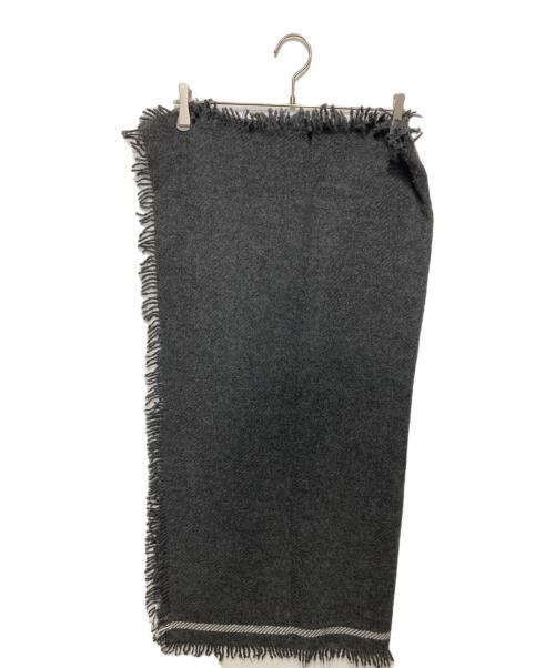 elegancese（エレガンセーゼ）elegancese (エレガンセーゼ) カシミヤストール グレーの古着・服飾アイテム