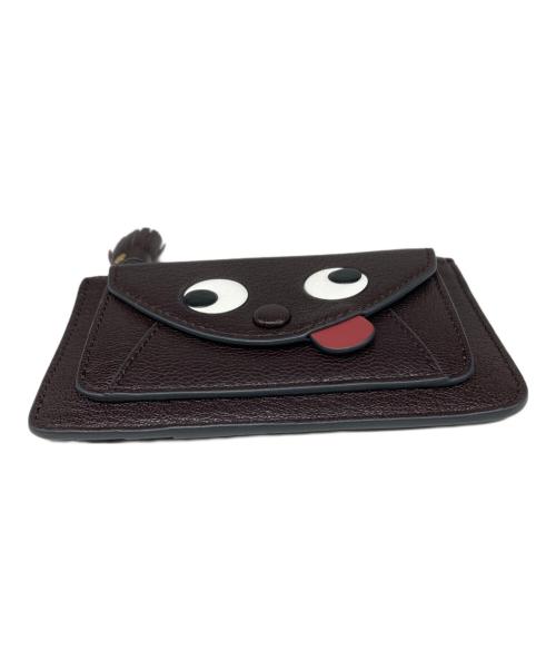 ANYA HINDMARCH（アニヤ・ハインドマーチ）ANYA HINDMARCH (アニヤ・ハインドマーチ) カードケース/ENVELOPE ZIP CARD CASE ZANY ブラウンの古着・服飾アイテム