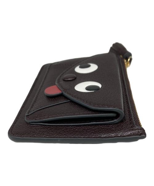 ANYA HINDMARCH（アニヤ・ハインドマーチ）ANYA HINDMARCH (アニヤ・ハインドマーチ) カードケース/ENVELOPE ZIP CARD CASE ZANY ブラウンの古着・服飾アイテム